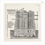 The Forth Bridge, Section Showing the Interior of a Caisson by Anonymous