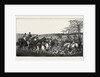 Hunting in Leicestershire, 1827, Hunt, Horse, Horses by Anonymous