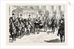 The Prince, Accompanied by the Emperor, Driving to the Palace from the Railway Station at Berlin Germany by Anonymous