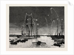 The Duke and Duchess of Connaught Leaving Colombo at Night by Anonymous