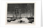 The Duke and Duchess of Connaught Leaving Colombo at Night by Anonymous