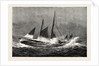 The American Fisheries Question, Fishing Schooner Icing Up in a Winter Gale, United States by Anonymous