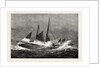 The American Fisheries Question, Fishing Schooner Icing Up in a Winter Gale, United States by Anonymous
