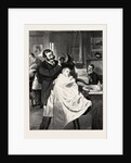 His First Visit to the Barber's, Hard or Medium, Sir? by Anonymous