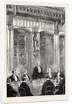 The Explorer Speaking at the Banquet Given in His Honour by the Burgomaster at the Town Hall, Mr. Stanley at Brussels, Belgium by Anonymous