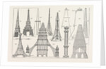 The Proposed Tower for London, Some of the Designs Now on View in the Hall of the Drapers Company by Anonymous