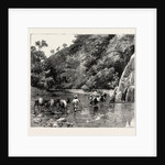 The Chin Lushai Expeditionary Force, a Mule Convoy Crossing the Loung Gut Choung Stream by Anonymous