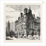 The New Police Offices on the Victoria Embankment, London by Anonymous