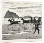 The Navy Cup at Gibraltar, Returning Home Across the Sands in the Orthodox Manner by Anonymous