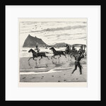 The Navy Cup at Gibraltar, Returning Home Across the Sands in the Orthodox Manner by Anonymous