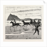 The Navy Cup at Gibraltar, Returning Home Across the Sands in the Orthodox Manner by Anonymous