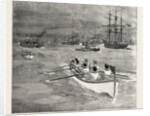 The Race at Greenhithe Between Naval Cadets of H.M.S. Worcester and H.M.S. Conway by Anonymous