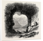 View from the Tower at Martigny, Martinach, Switzerland, the Passes of the Alps by Anonymous