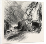 Tunnel on the St. Gothard Road, Near Andermatt, Switzerland, the Passes of the Alps by Anonymous