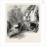 Tunnel on the St. Gothard Road, Near Andermatt, Switzerland, the Passes of the Alps by Anonymous