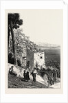 From the Steps of the Madonna, San Remo, the Cornice Road, Sanremo, Italy by Anonymous