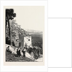 From the Steps of the Madonna, San Remo, the Cornice Road, Sanremo, Italy by Anonymous