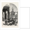 Vegetable Market on the Grand Canal, Near the Rialto, Venice, Italy by Anonymous