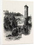 The Bridge of Orthez, the Pyrenees, France by Anonymous