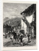 Market Place at Laruns, the Pyrenees, France by Anonymous