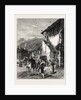 Market Place at Laruns, the Pyrenees, France by Anonymous