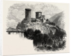 The Chateau of Foix, the Pyrenees, France by Anonymous