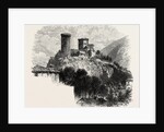 The Chateau of Foix, the Pyrenees, France by Anonymous