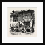 Houses at Unterseen, Bernese Oberland, Berner Oberland, Switzerland by Anonymous