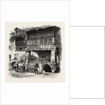 Houses at Unterseen, Bernese Oberland, Berner Oberland, Switzerland by Anonymous