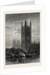 The Victoria Tower, from Lambeth, Scenery of the Thames by Anonymous