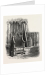 Coronation Chair, with Sword and Shield of Edward III., Westminster Abbey, London by Anonymous