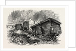 Chalets in Ruins, Switzerland by Anonymous