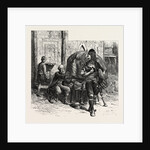 A Bashi-Bazouk and a Bread-Seller, Constantinople, Istanbul, Turkey by Anonymous