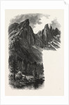 The Karer See and Caressa Alp, Karersee, Lago Di Carezza, Dolomites, South Tyrol, Italy by Anonymous