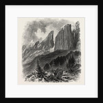 The Blattkogel, from the Sellajoch, Dolomites, South Tyrol, Italy by Anonymous