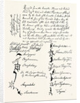 Reduced Facsimile of Treaty with Indian Tribes, 1769 by Anonymous