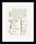 Reduced Facsimile of Treaty with Indian Tribes, 1769 by Anonymous