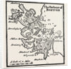 Plan of the Harbour of Boston at the Beginning of the 18th Century by Anonymous