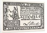Virginia Paper Money by Anonymous