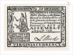 Virginia Paper Money by Anonymous