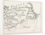 Old Map of Acadie, Canada by Anonymous
