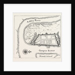 A Draught of the Town and Harbour of Charleston, 1715 by Anonymous