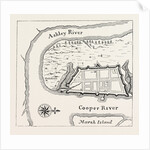 A Draught of the Town and Harbour of Charleston, 1715 by Anonymous