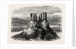 Basaltic Pinnacles on the Columbia River by Anonymous