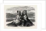 Basaltic Pinnacles on the Columbia River by Anonymous