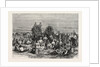 An Encampment of Mormon Converts in the Desert, North America by Anonymous