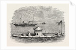 A Monitor, and Blockade-Runner, American Civil War by Anonymous