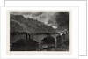 Gunboats Passing Vicksburg, American Civil War by Anonymous