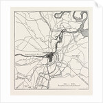 Plan of Petersburg, and Vicinity, Showing the Confederate and Federal Forts, American Civil War by Anonymous
