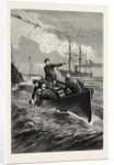 Boat of the Deerhound Rescuing Captain Semmes, American Civil War by Anonymous